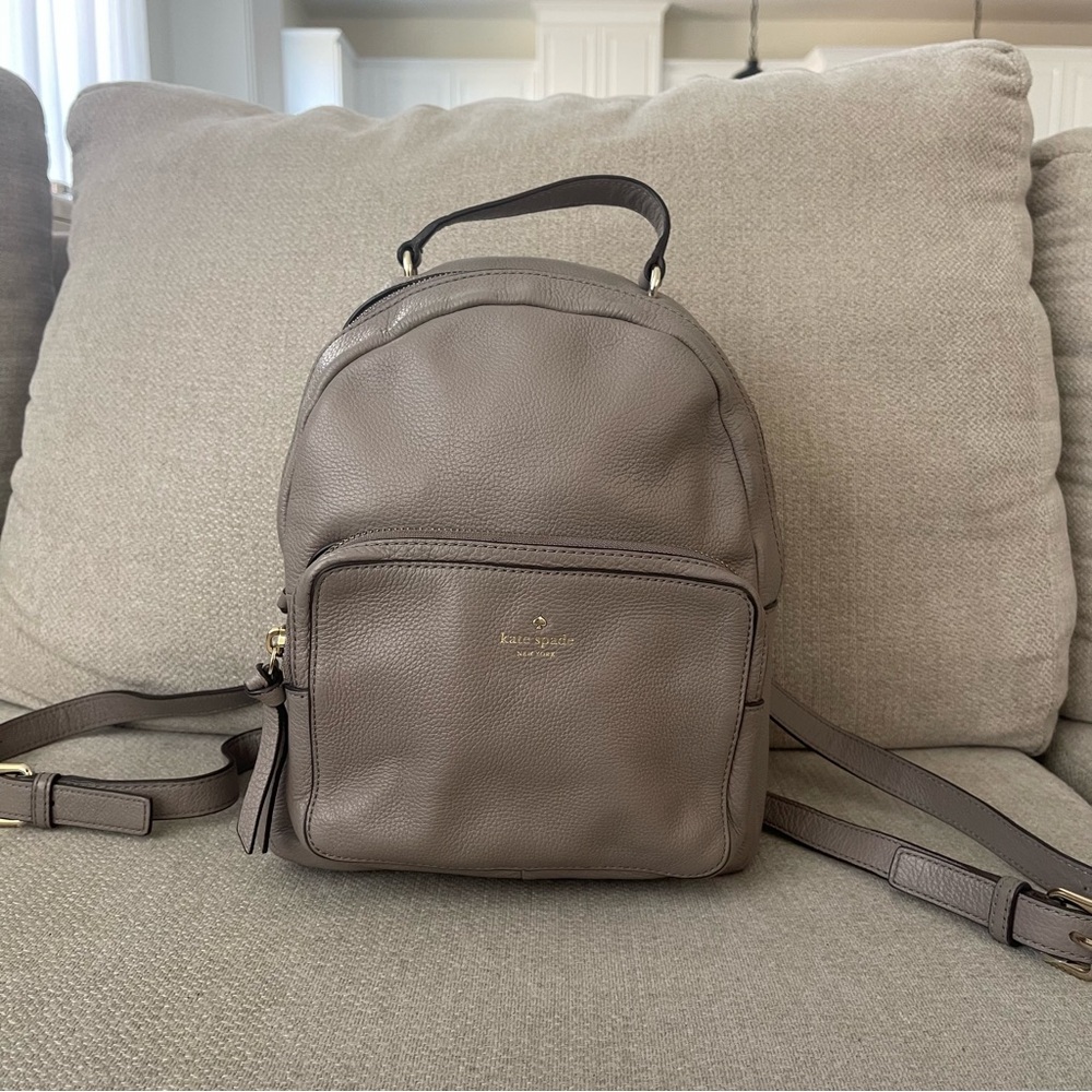 Kate Spade Taupe Leather Bag